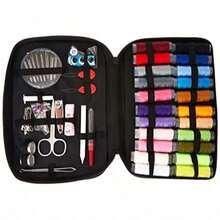 1 Set Portable Sewing Kit, Home Sewing Tool Set, 100pcs/Set Thread Box, Needles, Thread, Hand Sewing Accessories, Suitable For Christmas, Wedding And Other Occasions - Multicolor - View 15