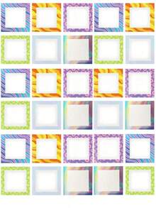 Reusable Diamond Art Release Section Frame Film, 30 Pcs Non-Stick Release Paper For Diamond Painting Lovers, 10 X 10 Cm Diamond Art Accessories And Tools For Sectioning, Gradient Rainbow - View 9