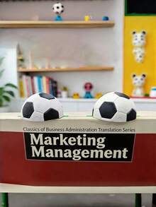1Pc One Size 3D Printed Creative Novelty Football Soccer Bookmark Green White Contrast Color 3D Shaped Page Clip Cute Cartoon Fun Stationery For Reading Book School Office Home Library World Cup Watching Match Season Fans Gift - Football bookmark - View 5