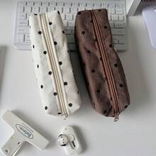 1pc Pencil Case, Suitable For 4 Seasons, Ins Large Capacity Student Stationery Storage Bag, Pencil Case Bag, Handheld Makeup Bag, Pencil Case Bag, Suitable For Desktop Accessories, Suitable For Travel, Cosmetics, Stationery Storage - multicolor - View 6