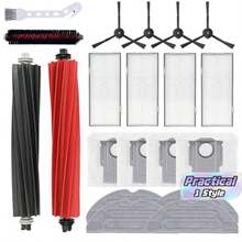 Replacement Parts For G20/S8/S8 PLUS/S8+/S8 Pro Ultra Robotics Vacuum,Accessories Removable Brush/Main Brush HEPA Filter Side Brush Mop Cloth/Mop Rag Dust Bag And High-Speed Cleaning Brush. - Roborock - View 1