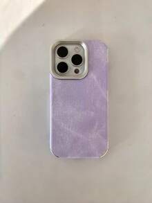 1件裝奢華牛仔軟皮革手機殼 防震布料邊框 品牌風布紋全包防摔耐刮 纖薄貼合保護殼 適用 17 Air 16 15 14 Plus 13 12 11 Pro Max 質感日常時尚手機殼 - 粉色 - 查看 2