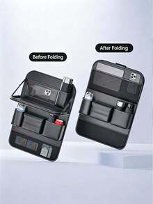 Bolsa de almacenamiento para coche, bolsa colgante de almacenamiento para el respaldo del asiento del coche, caja de pañuelos para el coche, estante de almacenamiento para el respaldo del coche - Multicolor - Ver 3