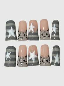 White gray star model