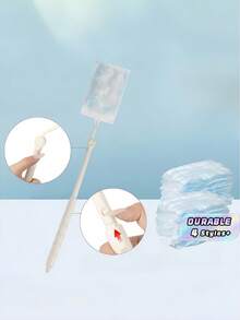 1PC Disposable Electrostatic Extendable Telescopic Duster For Home Car Office Garage Kitchen Bathroom Cleaning Dust Removal Efficient Portable Lightweight Tool Gift - Blue - View 1
