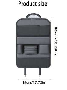 Bolsa de almacenamiento para coche, bolsa colgante de almacenamiento para el respaldo del asiento del coche, caja de pañuelos para el coche, estante de almacenamiento para el respaldo del coche - Multicolor - Ver 8