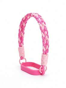 1Pc Double‑Layer Portable Handle Strap, Color‑Block Water Bottle Lanyard Accessory, Bottle Decor Ornament Fit For 20‑40oz Tumbler, For Gym, Camping And Outdoor Activities Use - Multicolor - View 13