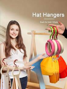 2/4 PCS No Drill Over Door Bohemian Style Hat Scarf Bag Organizer Rack For Closet Door Storage Holder Perfect Mothers Day Christmas Graduation Gift Wall Mounted Hanger Space Saving Multi Functional Durable Sturdy Easy Install - View 3