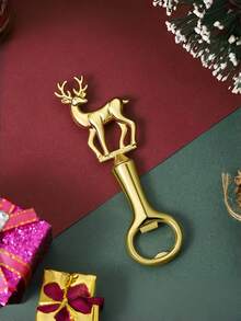SHEIN Christmas Themed Bottle Opener, Cute Small Gift For Xmas Holiday & European American Party Supplies - View 11