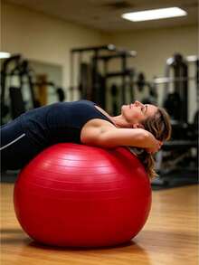 A PVC Yoga Ball For Thickening Body Sensation Training, Fitness Ball For Pregnant Women, Midwifery Exercise, Balance Ball - Multicolor - View 8