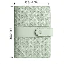 دفتر ملاحظات A6 من جلد البولي يوريثان مع 6 حلقات، تصميم أنيق، غلاف دفتر ملاحظات شخصي، مع إغلاق مغناطيسي، يمكن استخدامه كغلاف لتخزين الميزانية النقدية، غلاف ألبوم، لوازم مدرسية للعودة إلى المدرسة - A6 - مشاهدة 12