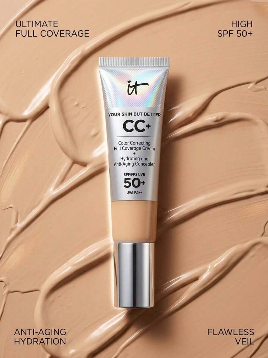 IT Cosmetics CC+ Cream Full-Coverage Foundation SPF50 Medium 32 Ml - Medium - View 1