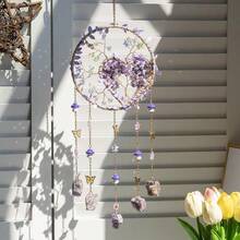 1pc Colorful Sun Catcher, Heart-Shaped Crystal WindChime, Crystal Pendant, Sun Catcher, Home Decor,Birthday Gift, Valentine's Day Gift - multicolor - View 7