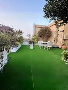 Flame Resistant Waterproof Artificial Grass Mat, Durable Easy Cut Lawn Turf For Patio Balcony Pet Playground, Indoor Outdoor Low Maintenance Garden Carpet, Event Backdrop - Artificial Turf - View 5