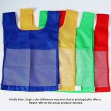 1 Piece Practice Vest For Kids, 4 Colors, Training Vest With Card Slot, Game Vest, Pe Vest, Team Competition Vest For Kids, Pocket Vest, Cognitive Game Tool, Teaching Aid, Interactive Learning, Home, Classroom, Outdoor, Party Games, Back To School - Multicolor - View 8
