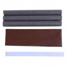 2pcs/1pc Self-Adhesive Door Bottom Seal Strip - Durable, Soundproof, Dust-Proof, Insect-Proof Sealing Strip, Adjustable Door Bottom Seal To Reduce Wind, Light, Cold Air And Noise, Suitable For Workshop And Home, Available In Black/White/Gray/Brown - Multicolor - View 7