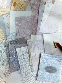 5 Set Kertas Tekstur Campuran untuk Kolase DIY, Dekorasi Latar Belakang Vintage, Bahan untuk Kembali ke Sekolah, Kerajinan Tangan, Scrapbook, Jurnal, Proyek Seni, Kit Ephemera dengan Gaya Lama, Lembaran Musik, dan Halaman Buku. - setelan - View 8