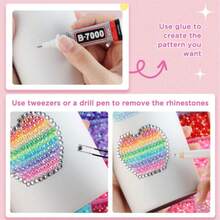 32,000pcs/40 Colors/3mm Flat Bottom Rhinestone Set, Multi-Color Handmade Gems Set With Pickup Pen And Tweezers. Suitable For DIY, Clothing, Shoes Sparkling Jewelry Colorful Mixed Color Palette., Gift Ideas - Multicolor - View 8