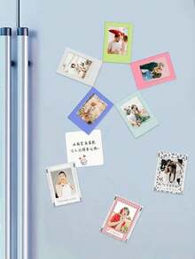 5/10/20pcs Bingkai Foto Magnetik Kulkas, Album Bingkai Foto Magnetik Warna-warni 3 Inci Cocok untuk Film Mini - MultiWarna - View 9