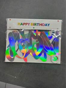 Golden Flag Birthday Party Background Decoration Gold Silver Black Colorful Party Supplies Birthday Decoration - Gold - View 13