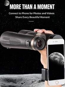 ED Lens 23mm Large Eyepiece Telescope, With High Magnification And High Definition True Color, Low Dispersion And Chromatic Aberration, Low Light Level, Night Vision, Specialized Binoculars, Is The Preferred Gift For Observation Enthusiasts - B - View 5