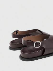 HighSole Women's Fashionable Brown Comfortable Flat Beach Sandals Summer Shoes - Mocha Brown - View 10