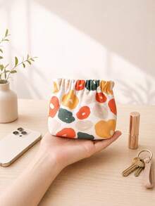 1 Pack Waterproof Sanitary Pad Storage Pouch, Multi-Functional Portable Period Care Bag For Menstrual Cups Panty Liners, Compact Mini Cosmetic Bag Pencil Case Coin Purse, Travel Essential & Practical Gift - Multicolor - View 8