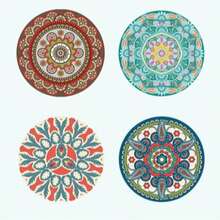 Heat Resistant Tea Mat, Coaster, Insulation Mat, Dining Table Mat, Plate Mat - Multicolor - View 1