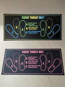 Non-Slip Squat Training Mat, Improves Exercise Efficiency And Safety, Non-Slip And Wear-Resistant, Soft And Elastic, Easy To Clean And Store, Suitable For Gym Workouts And Home Exercise, Indoor/Outdoor Activities, Suitable For Yoga - Multicolor - View 7
