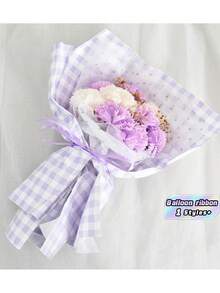 1 Roll, 250 Yards Of Purple Curly Ribbon, Suitable For Gift Wrapping, Balloon Rope, Weddings, Birthdays, Etc. - Shiny Metallic Ribbon, Suitable For Bouquet And Flower Wrapping Paper, Suitable For Valentine's Day, Weddings, Birthdays, Etc. - Light purple ribbon - View 4