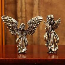 Brass Angel Statue Small Figurine House Home Office Indoor Tabletop Desktop Decoration - multicolor - View 7