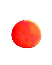 Hape 1pc Red Orange Solar Planet Squishy Ball, 6cm/2.36in Soft Bouncy PVA Filled Squeeze Ball With Smooth TPR Outer Shell, Palm Grip Hand Squeeze Accessory For Office Home Travel - Multicolor - View 10