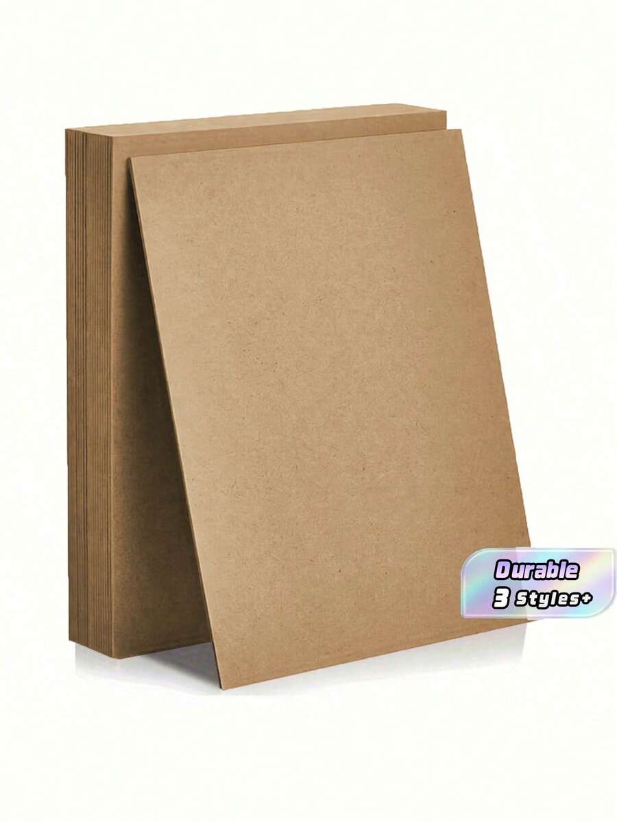 5 Lembar Karton Buku 1mm Ukuran A4/A5, Karton Jilid, Karton Chipboard, Karton Buku Desainer Putih/Kraft/Abu-abu 45pt, Lembaran Karton Chipboard Tugas Berat, Perlengkapan Penjilidan Buku untuk Sampul Buku, Scrapbooking & Pelapis Bingkai Foto - MultiWarna - View 1