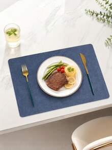 Dining Mat, Luxury, Solid Color, Table Insulation Mat, Heat-Resistant Cup Mat, Dinnerware, Bowls, Plates, Tablecloth, Western Dining Mat, Custom-Made, Waterproof. - Multicolor - View 10