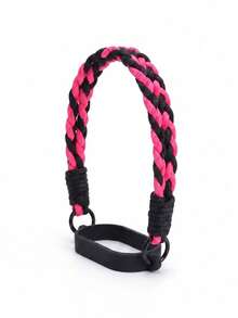 1Pc Double‑Layer Portable Handle Strap, Color‑Block Water Bottle Lanyard Accessory, Bottle Decor Ornament Fit For 20‑40oz Tumbler, For Gym, Camping And Outdoor Activities Use - Multicolor - View 12