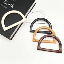 2pcs Bag Handle Replacement Accessories, 5 Colors, 2 Pieces Per Color, Multi-Color Multi-Function, Suitable For Handmade Beach Bags Crochet Handbags, DIY Handbag Making, Bag Handles, Resin Handles - multicolor - View 10