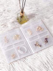 Anti Tarnish Jewelry Storage Bags Transparent Dustproof Oxidation Resistant Portable Soft Pouch For Earrings Studs Necklaces Rings Bracelets Lightweight Organizer For Home Travel Outdoor Jewelry Collection Display Holder - solid color - View 5