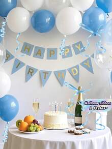 1 Roll, 250 Yards Of Purple Curly Ribbon, Suitable For Gift Wrapping, Balloon Rope, Weddings, Birthdays, Etc. - Shiny Metallic Ribbon, Suitable For Bouquet And Flower Wrapping Paper, Suitable For Valentine's Day, Weddings, Birthdays, Etc. - Light blue ribbon - View 3