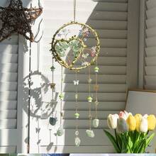 1pc Colorful Sun Catcher, Heart-Shaped Crystal WindChime, Crystal Pendant, Sun Catcher, Home Decor,Birthday Gift, Valentine's Day Gift - multicolor - View 9