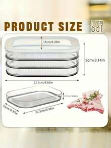 1/2/3/4‑Tier Stackable Food Storage Containers, Leak‑Proof Sealed Food Keeper For Refrigerator - Multicolor - View 11