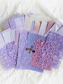 5 Set Kertas Tekstur Campuran untuk Kolase DIY, Dekorasi Latar Belakang Vintage, Bahan untuk Kembali ke Sekolah, Kerajinan Tangan, Scrapbook, Jurnal, Proyek Seni, Kit Ephemera dengan Gaya Lama, Lembaran Musik, dan Halaman Buku. - setelan - View 6