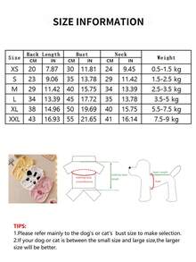 PETSIN 1PC Ins Style De Velvet Embroidered Pet Tank Top, Warm Spring Outfit For Teddy Bichon Poodle - Multicolor - View 7