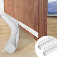 2pcs/1pc Self-Adhesive Door Bottom Seal Strip - Durable, Soundproof, Dust-Proof, Insect-Proof Sealing Strip, Adjustable Door Bottom Seal To Reduce Wind, Light, Cold Air And Noise, Suitable For Workshop And Home, Available In Black/White/Gray/Brown - Multicolor - View 8