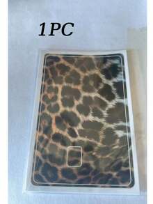 1pc Simulated Leopard Print Credit Card Sticker, High-End Texture DIY Sticker, The Same Style As Beauty Bloggers, A Must-Have For Social Media Leopard Print Enthusiasts, Perfect For Decorating Transit Cards, Campus Cards, And Credit Cards - Multicolor - View 20
