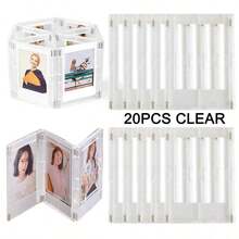 5/10/20pcs Bingkai Foto Magnetik Kulkas, Album Bingkai Foto Magnetik Warna-warni 3 Inci Cocok untuk Film Mini - MultiWarna - View 17