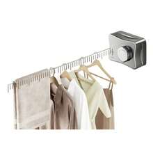 1pc Retractable Invisible Indoor/Balcony Steel Clothesline, Bathroom Retractable Clothesline,Spring,Minimalist,Summer Tops - Multicolor - View 4