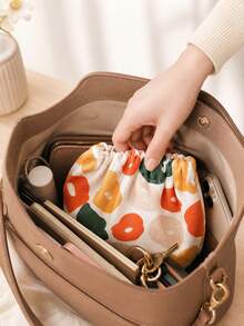 1 Pack Waterproof Sanitary Pad Storage Pouch, Multi-Functional Portable Period Care Bag For Menstrual Cups Panty Liners, Compact Mini Cosmetic Bag Pencil Case Coin Purse, Travel Essential & Practical Gift - Multicolor - View 7