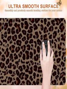 1PC Leopard Pattern Modern Art Large Desk Pad Mouse Mat With Non Slip Rubber Base Keyboard Cover For Office Home Computer Laptop Women Men Friends Back To School Gift Wild Style Smooth Surface - View 9