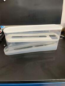 Egg Holder 2-Tier Automatic Sliding Container For 12-14 Eggs Keep Fresh Hinged Design Plastic Material Food Contact Fridge Organizer Kitchen Storage Rack Space Saving Must Have Smart Solution - View 8