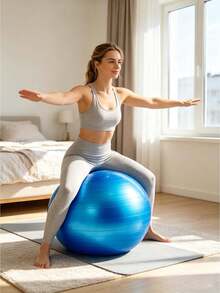 A PVC Yoga Ball For Thickening Body Sensation Training, Fitness Ball For Pregnant Women, Midwifery Exercise, Balance Ball - Multicolor - View 5